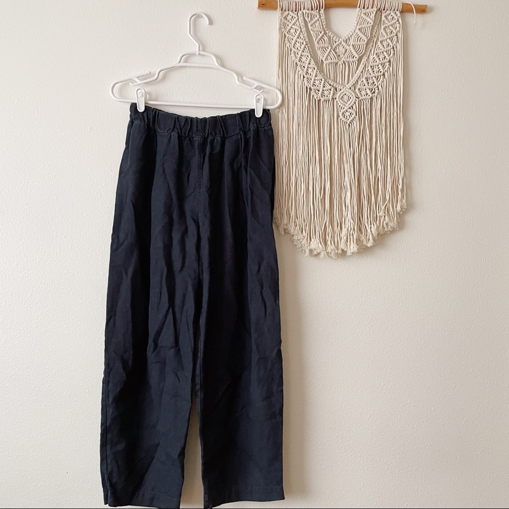 Elizabeth Suzann Andy Pants Linen M-R Navy